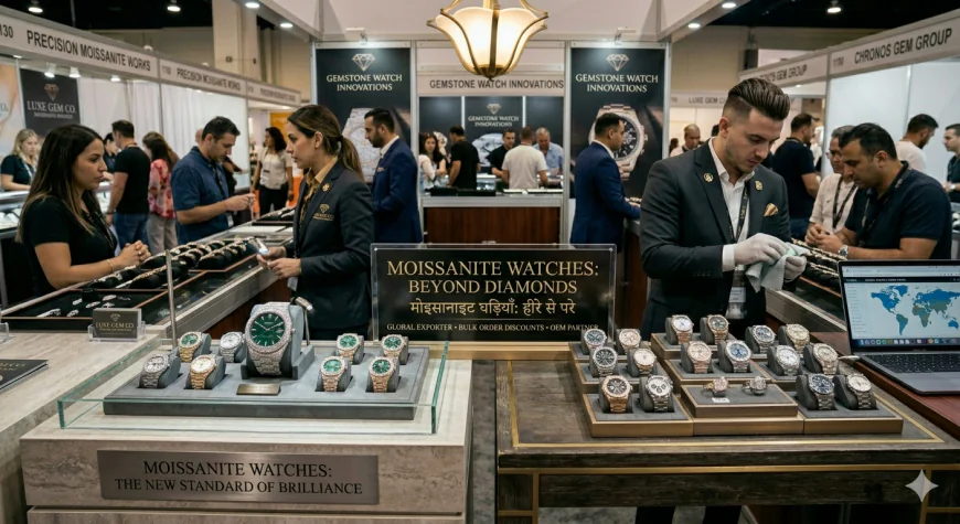 Best Moissanite Watch Vendor for Luxury Custom Jewelry