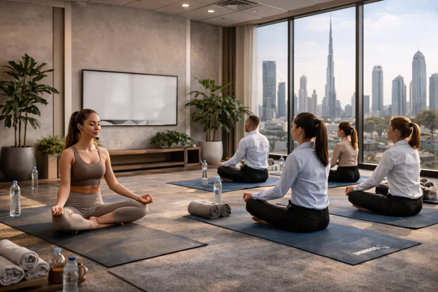 Do Corporate Yoga Classes in Dubai Really Boost Workplace Productivity and Wellness?