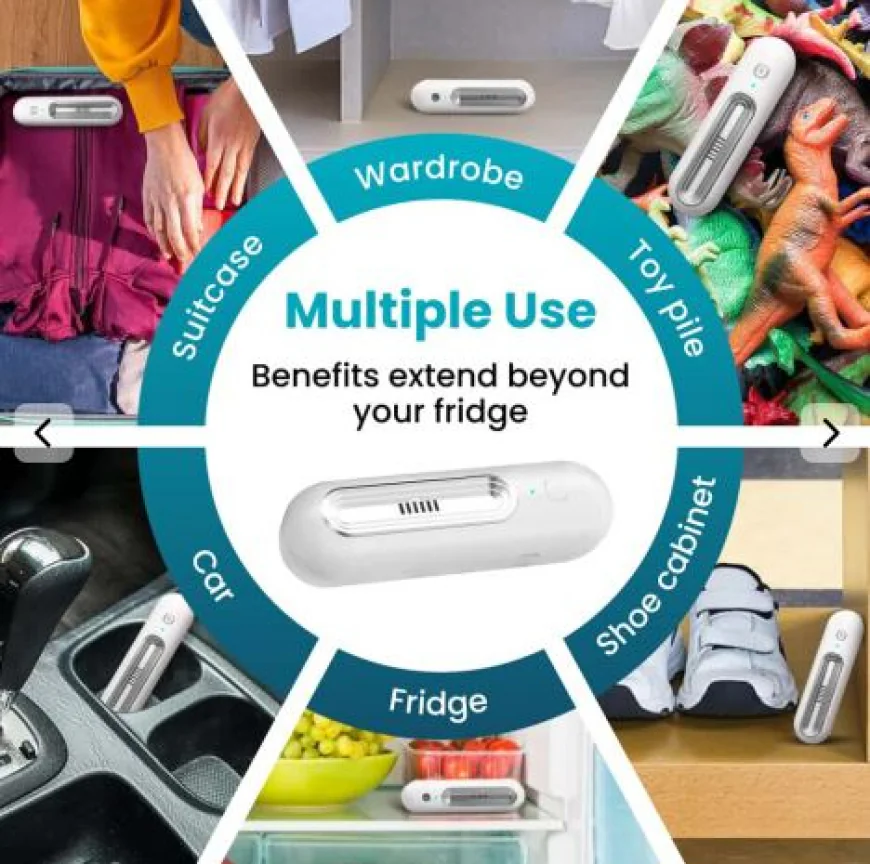 Ozoori Fridge Deodoriser – Eliminate Odors, Keep Food Fresh & Reduce Waste
