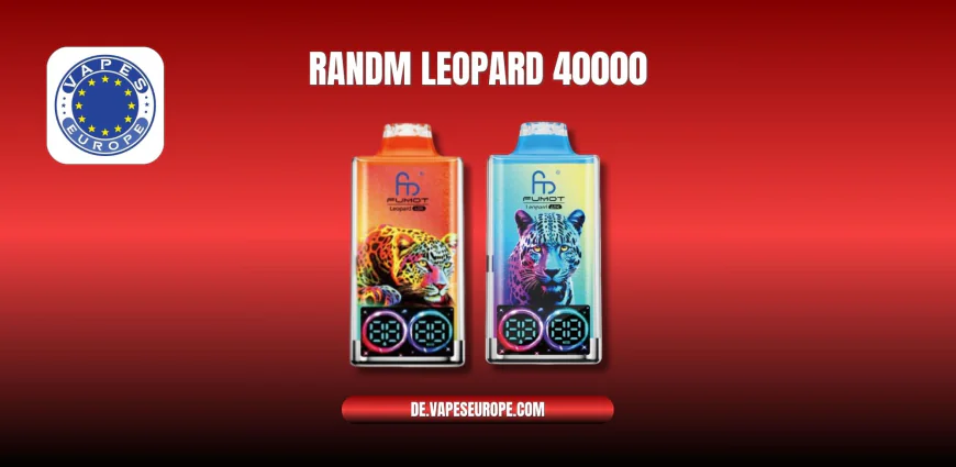 RandM Leopard 40000 – Leistungsstarker Puff mit 40000 Zügen, intensiven Aromen und starkem Preis-Leistungs-Verhältnis