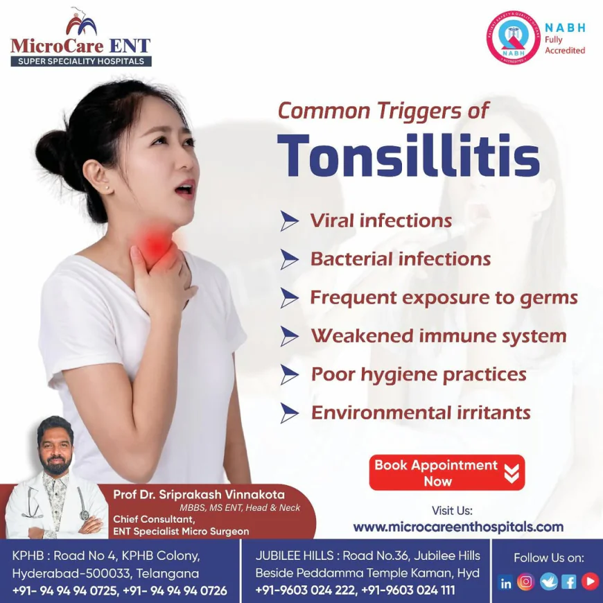 Tonsils Treatment in Hyderabad | MicroCare ENT Hospital