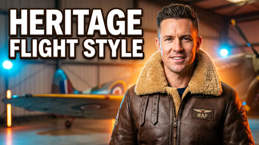 RAF Jacket Inspired By Timeless Military Flight Heritage Style