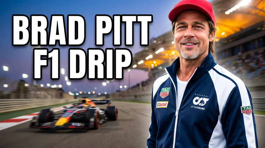 Brad Pitt F1 Movie Outfit Inspired By Trackside Racing Aesthetic