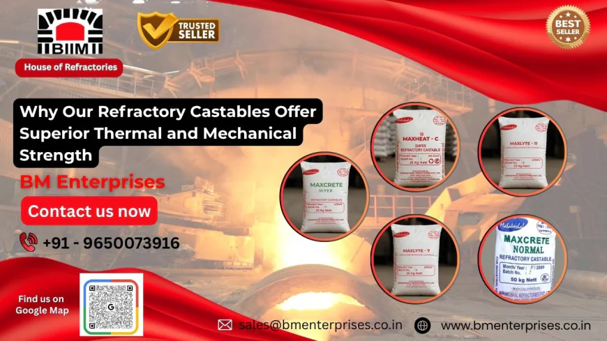 Why Our Refractory Castables Offer Superior Thermal and Mechanical Strength