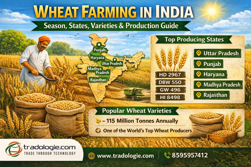 Wheat Farming in India – Season, States, Varieties & Production Guide