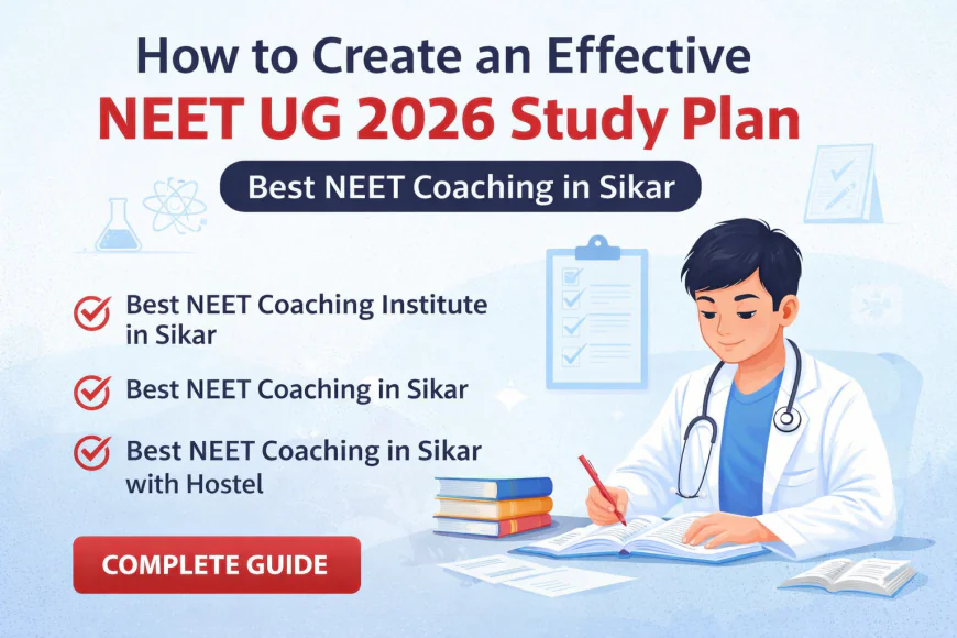 How to Create an Effective NEET UG 2026 Study Plan | Best NEET Coaching in Sikar