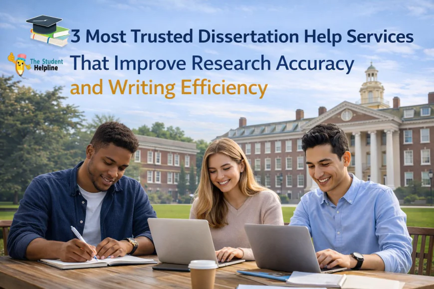 3 Most Trusted Dissertation Help Services That Improve Research Accuracy and Writing Efficiency