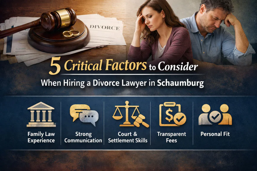 5 Critical Factors to Consider When Hiring a Divorce Lawyer in Schaumburg