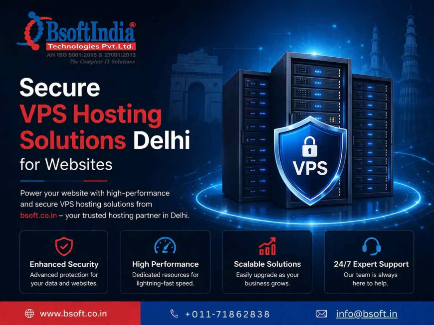 Secure VPS Hosting Solutions Delhi for Websites | bsoft.co.in