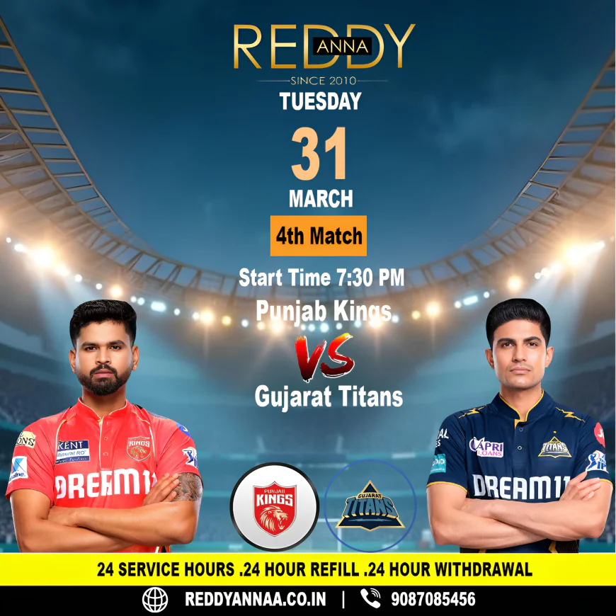 Excitement Builds for the IPL 2026 Showdown: PBKS Take on GT with Reddy Anna Book Analyzing Key Players and Strategies.