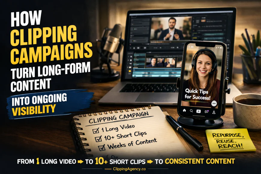 How Clipping Campaigns Turn Long-Form Content Into Ongoing Visibility