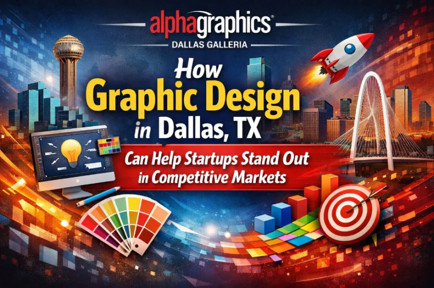 How Graphic Design in Dallas, TX Can Help Startups Stand Out in Competitive Markets
