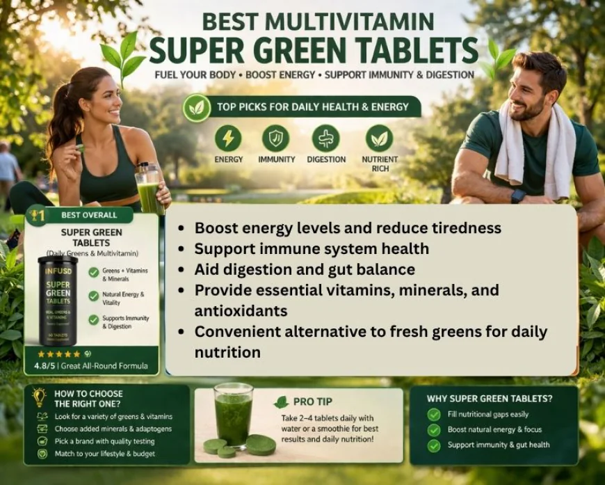 Which Are the Best Multivitamin Super Green Tablets to Buy?