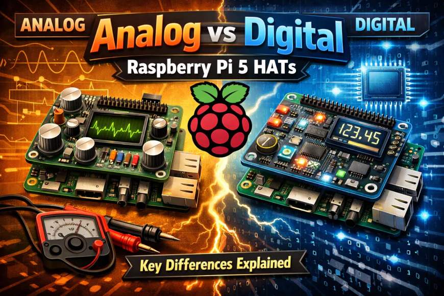 Analog vs Digital Raspberry Pi 5 HATs: Key Differences Explained