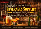 What to Look for in a Beverages Supplier: A Complete Guide for Restaurants, Retailers & Event Professionals