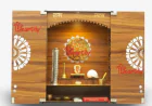What Type of Wood Is Used in Pooja Mandirs with Doors and Lights?