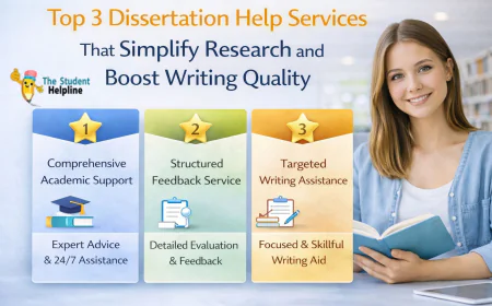 Top 3 Dissertation Help Services That Simplify Research and Boost Writing Quality