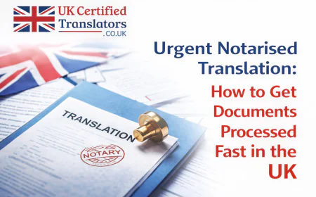 Urgent Notarised Translation: How to Get Documents Processed Fast in the UK
