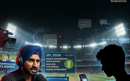 Winmatch: The Harbhajan Commentary Debate