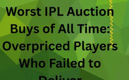 Worst IPL Auction Buys of All Time: Overpriced Players Who Failed to Deliver