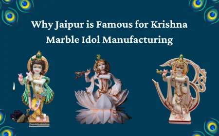 Why Jaipur is Famous for Krishna Marble Idol Manufacturing