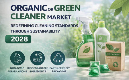 Organic or Green Cleaner Market: Redefining Cleaning Standards Through Sustainability 2028