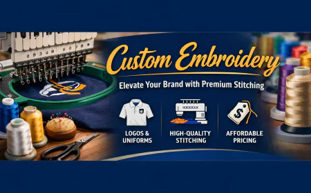 Custom Embroidery: Elevate Your Brand with Premium Stitching