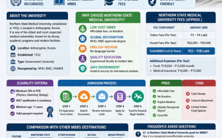 Northern State Medical University Fees 2026 Guide