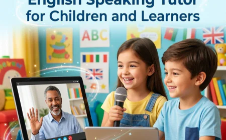 How to Find the Best Online English Speaking Tutor for Children and Learners