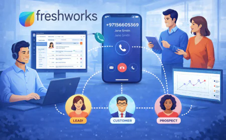 Freshworks + Voice Calling Workflow for Sales Teams