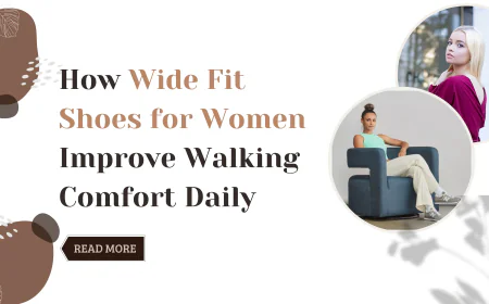How Wide Fit Shoes for Women Improve Walking Comfort Daily