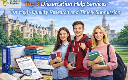 Top 3 Dissertation Help Services for High-Quality Research and Timely Submission