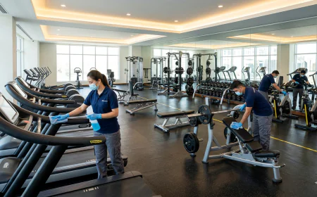 Top Gym Fitness Centre Cleaning Auckland | OCD Clean