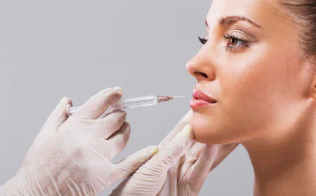 Cheek volume restoration with dermal fillers