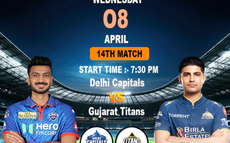 April 8th Showdown: Reddy Anna Online Book ID Previews the Thrilling Match Between Delhi Capitals and Gujarat Titans at 7:30 PM.