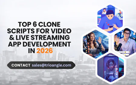 Top 6 Clone Scripts for Video & Live Streaming App Development in 2026