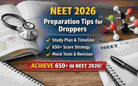 NEET 2026 Dropper Strategy: Study Plan, Timeline & 650+ Score Guide