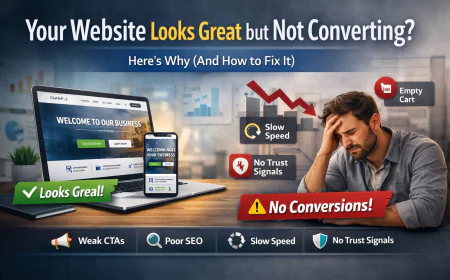 Your Website Looks Great but Not Converting? Here’s Why (And How to Fix It)
