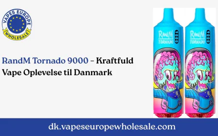 RandM Tornado 9000 – Kraftfuld Vape Oplevelse til Danmark