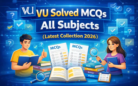 VU Solved MCQs All Subjects (Latest Collection 2026)