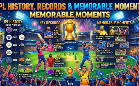 IPL History, Records and Memorable Moments List