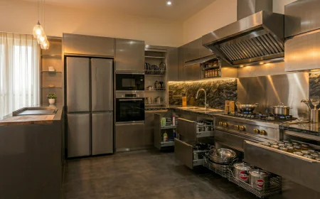 Steel Kitchen: A Clean, Sturdy, and Contemporary Kitchen Option for Any House