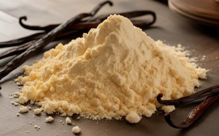 Vanilla powder for home baking and desserts