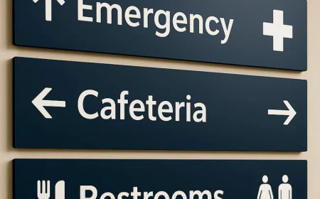 Custom Wayfinding Signs for Better Navigation and User Experience