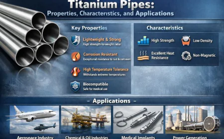 Titanium Pipes: Properties, Characteristics, and Applications