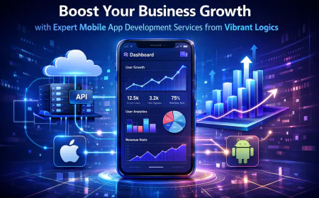 Boost Your Business Growth with Expert Mobile App Development Services from Vibrant Logics