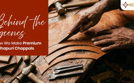 Behind the Scenes: How We Make Premium Kolhapuri Chappals   