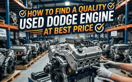 How to Find a Quality Used Dodge Engine at Best Price