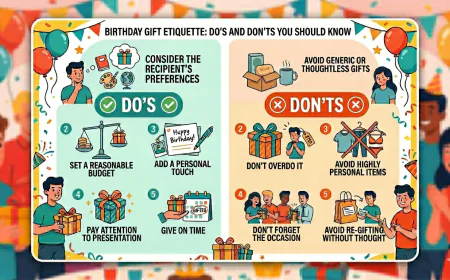 Birthday Gift Etiquette: Do’s and Don’ts You Should Know