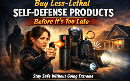 Buy Less-Lethal Self-Defense Products Before It’s Too Late: Stay Safe Without Going Extreme